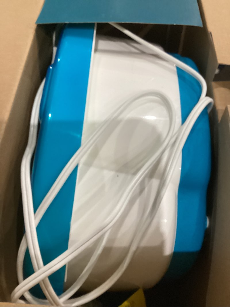 Condition photo showing As Is for Homedics Bubble Mate Foot Spa, Toe Touch Controlled Foot Bath with Invigorating Bubbles and Splash Proof, Raised Massage Nodes and Removable Pumice Stone