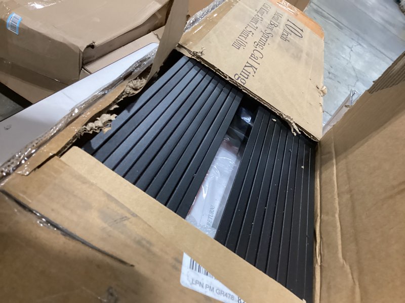 Condition photo showing Good Condition for maf cal king size king box spring, 10 inch high profile box spring cal king 3500 lbs black heavy duty metal mattress foundation with easy clean fabric cover, easy assembly 10 inch california king