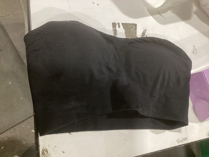 Condition photo showing Good Condition for strapless bras black