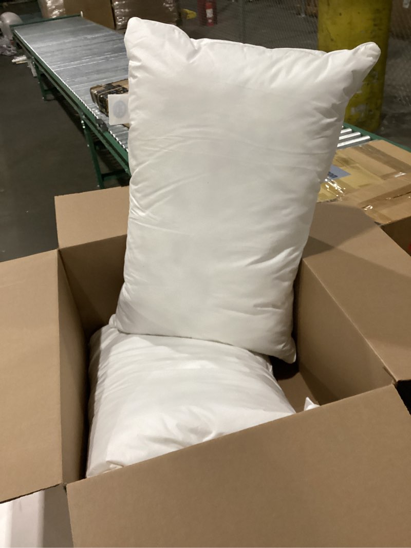 White pillows. Set of 2