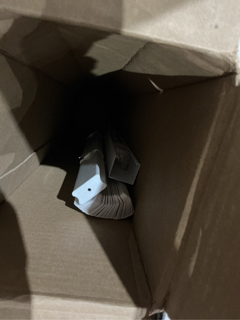 Condition photo showing As Is for dez furnishings wireless cellular shade with 1 inch top-down light filter, 26 inches wide x 72 inches high, white