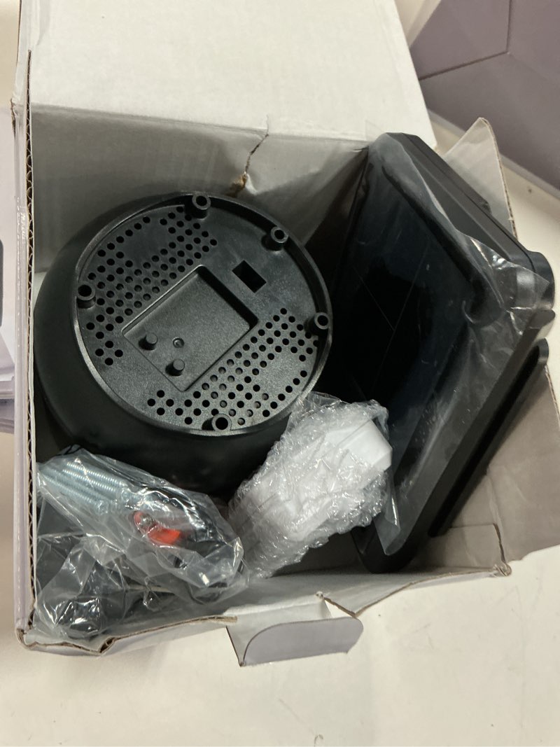 Condition photo showing Good Condition for digital wireless rain gauge outdoor, home weather station wireless indoor outdoor with self-emptying rain gauge, thermometer, barometer, hygrometer, atomic clock, weather forecast and alerts weather station with rain gauge