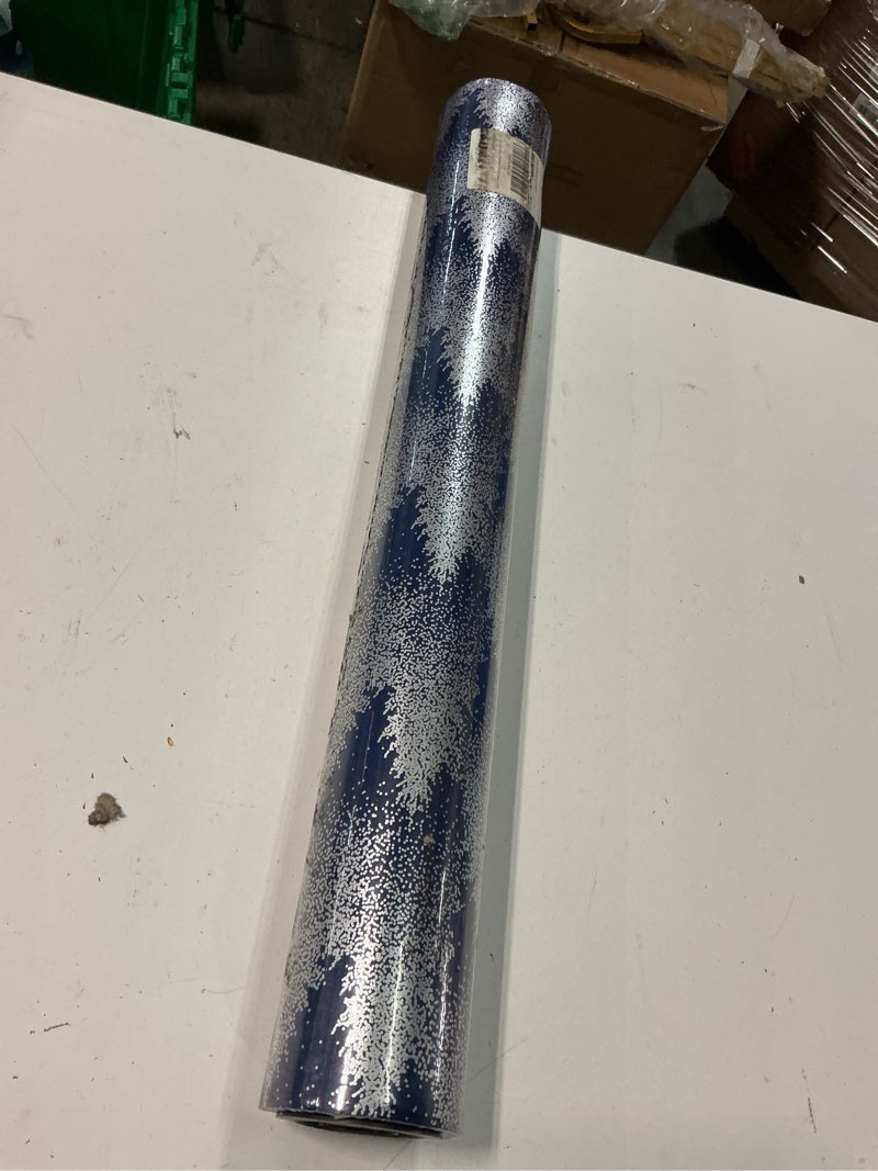 Condition photo showing New/Like New for LeZakaa Christmas Pink Wrapping Paper Jumbo Roll for Kids Girls, Pink Forest Christmas Tree & Mint Polka Dot Reversible Design for Festive Holiday, Family Gathering, 24 inches x 100 Feet