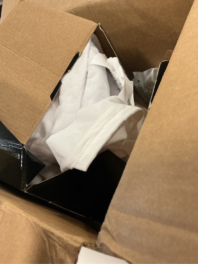 Condition photo showing As Is for AllerEase Platinum Zip-Off Top Waterproof Mattress Protector King Size 360 Degree Zipper Allergen Barrier Temperature Balancing Luxurious Plush Top Separately Machine Washable Mattress Cover (White)