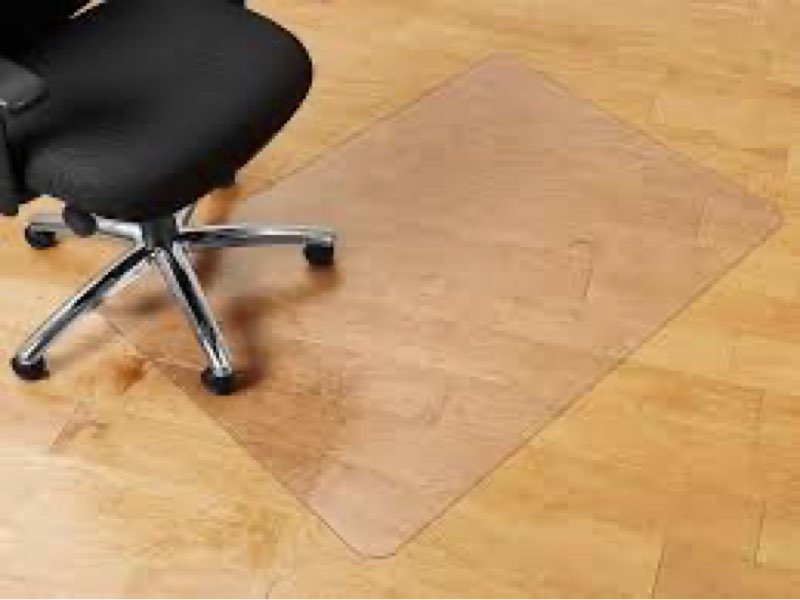 Hard Surface Chair Mat - No Lip, 36 x 48", Clear