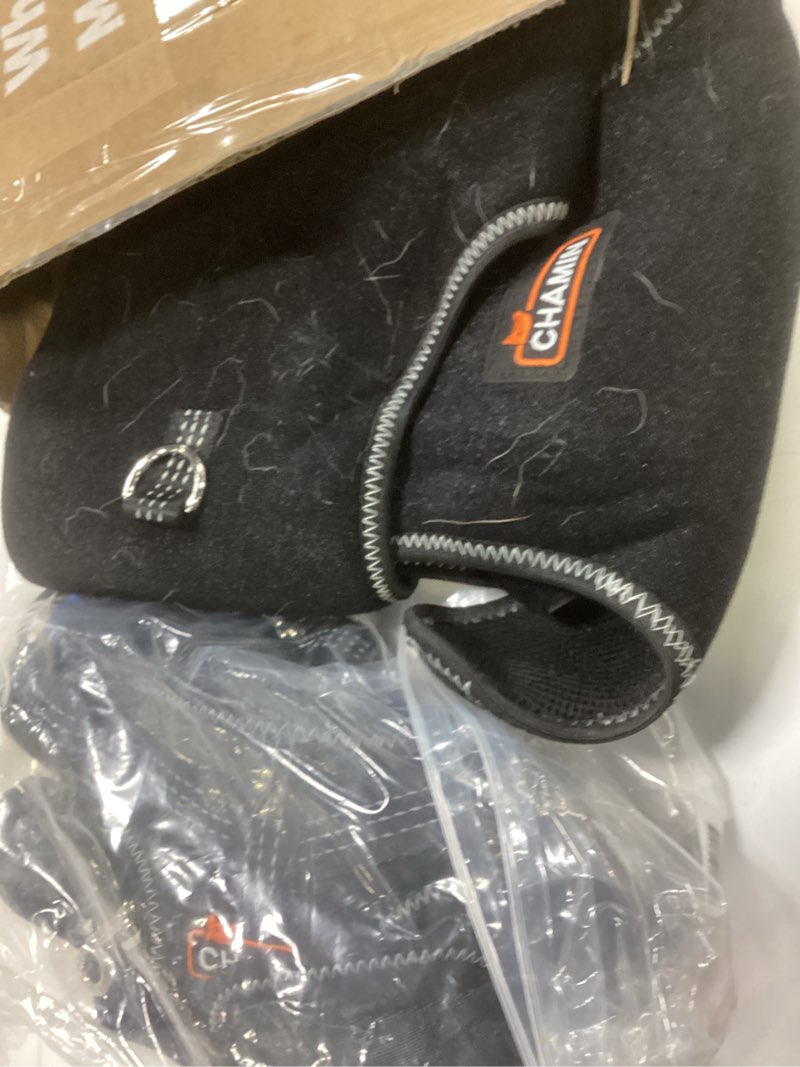 Condition photo showing As Is for dog wheelchair for back legs, light weight dog wheelchair cart with disabled hind legs walking, adjustable grey x-small?xs?