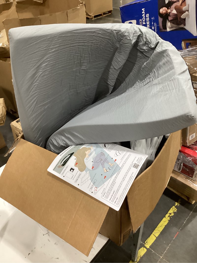 Condition photo showing Good Condition for cymula memory foam camping mattress pad, certipur-us sleeping mat, portable roll up mattress for adults, camping bed pads for sleepover, car bed with travel bag