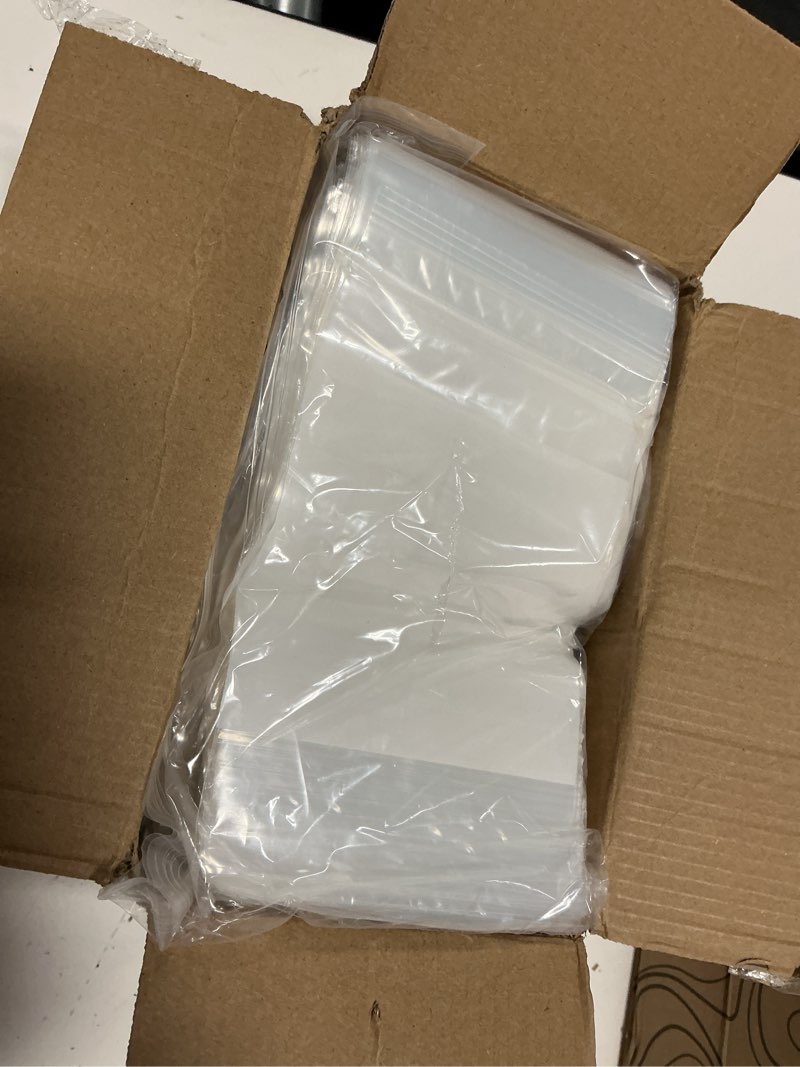 Condition photo showing Good Condition for spartan industrial - 4" x 6" zip top resealable bags with writable white block (1000 count) 2 mil clear bags for game, toy, and small parts storage