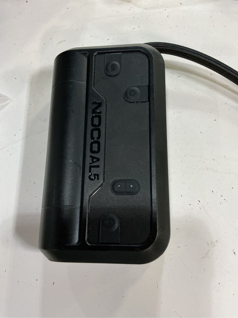 Condition photo showing As Is for noco air al5: cordless tire inflator – portable rechargeable air compressor with usb-c – 17 lpm inflates 0–40 psi in 7 minutes – digital gauge + auto-shutoff – for tires up to 31-inches