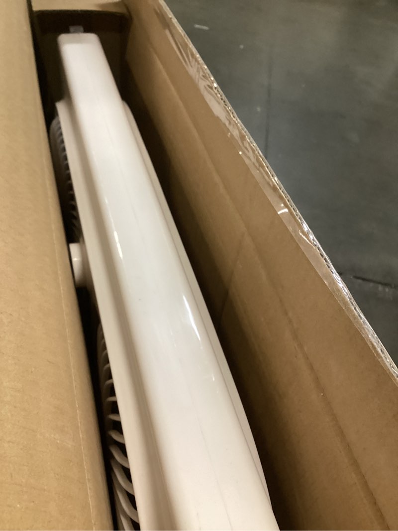 Condition photo showing As Is for shinic 9" twin window fan with 180°+90° rotatable fans, 2-speeds, vertical window fan with rigid & accordion expanders, width adjustable (21.65" to 33.27"), ideal for home, kitchen, bedroom, office