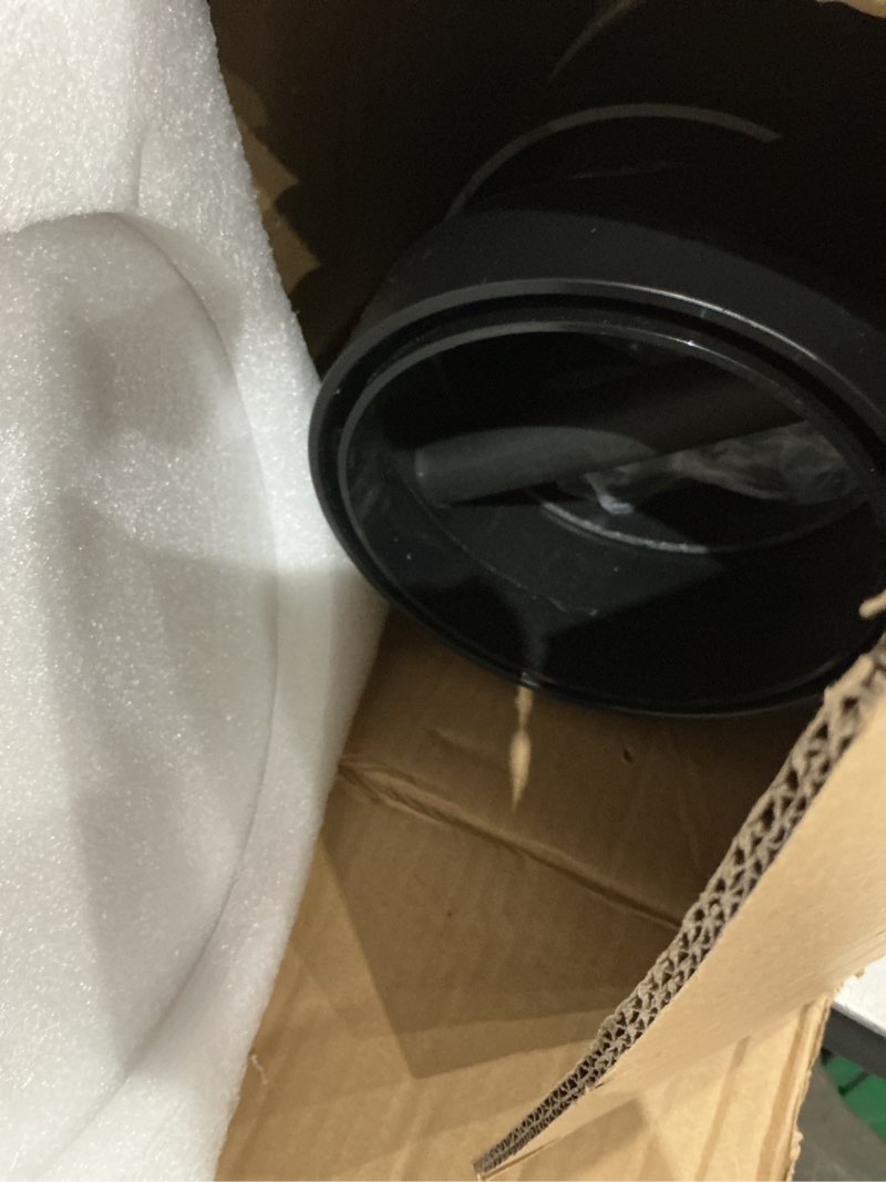 Condition photo showing As Is for curta espresso coffee knock box with garbage bags(30pcs), commercial knock box for coffee grounds, coffee shop kitchen bar, black, extra large collection dump bin