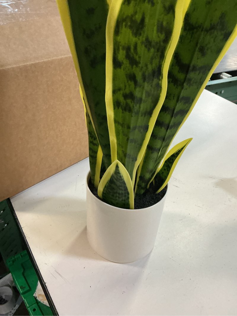 Condition photo showing Good Condition for 30" artificial sansevieria plant