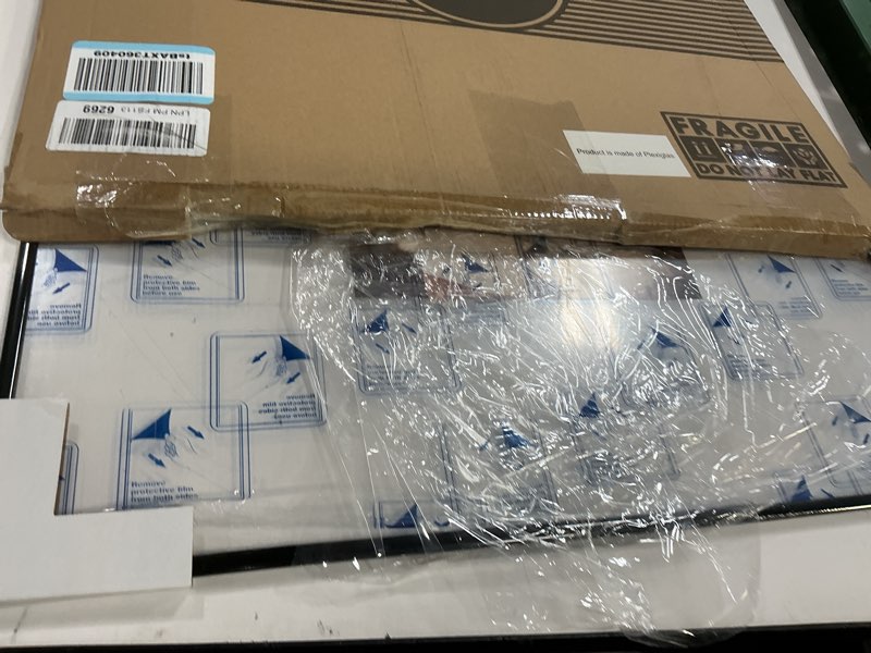Condition photo showing Good Condition for americanflat 20x20 floating picture frame with shatter-resistant glass - ideal for 8x10 photos - slide-in photo frame - fusion float collection - floating frames for wall display - black 20x20 black