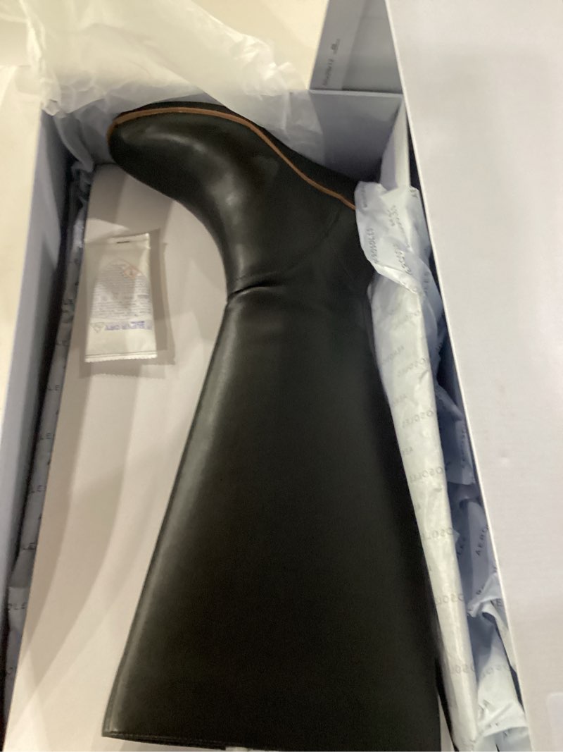 Condition photo showing New/Like New for Aerosoles Women's Binocular Memory Foam Knee High Boots 7 Black