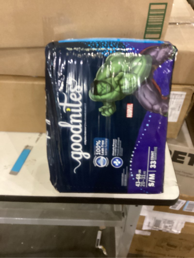 Condition photo showing New/Like New for Goodnites pull-ups