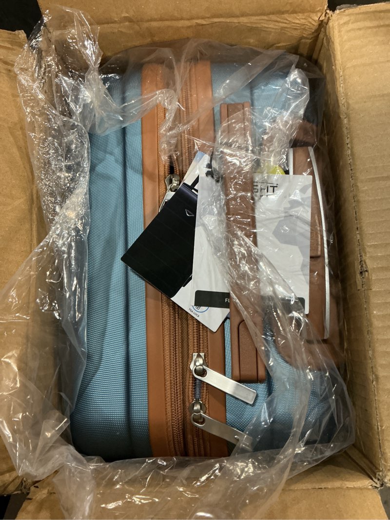 Condition photo showing Good Condition for Flight Knight 22x14x9" Expandable Carry On Suitcase Hardside TSA Lock USB C Port Lightweight Luggage Silent Double Spinner Wheels Maximum Overhead Carry-On Bag For American & United Approved Airlines