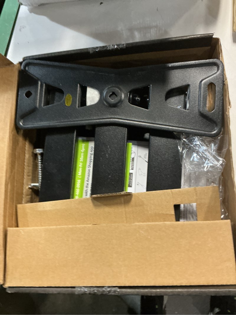 Condition photo showing Good Condition for usx mount ul listed full motion tv mount, swivel articulating tilt tv wall mount for 26-65 inch led, 4k, wall mount bracket with vesa 400x400mm up to 77lbs, perfect center design -xmm006-1 26-65 full motion tv mount