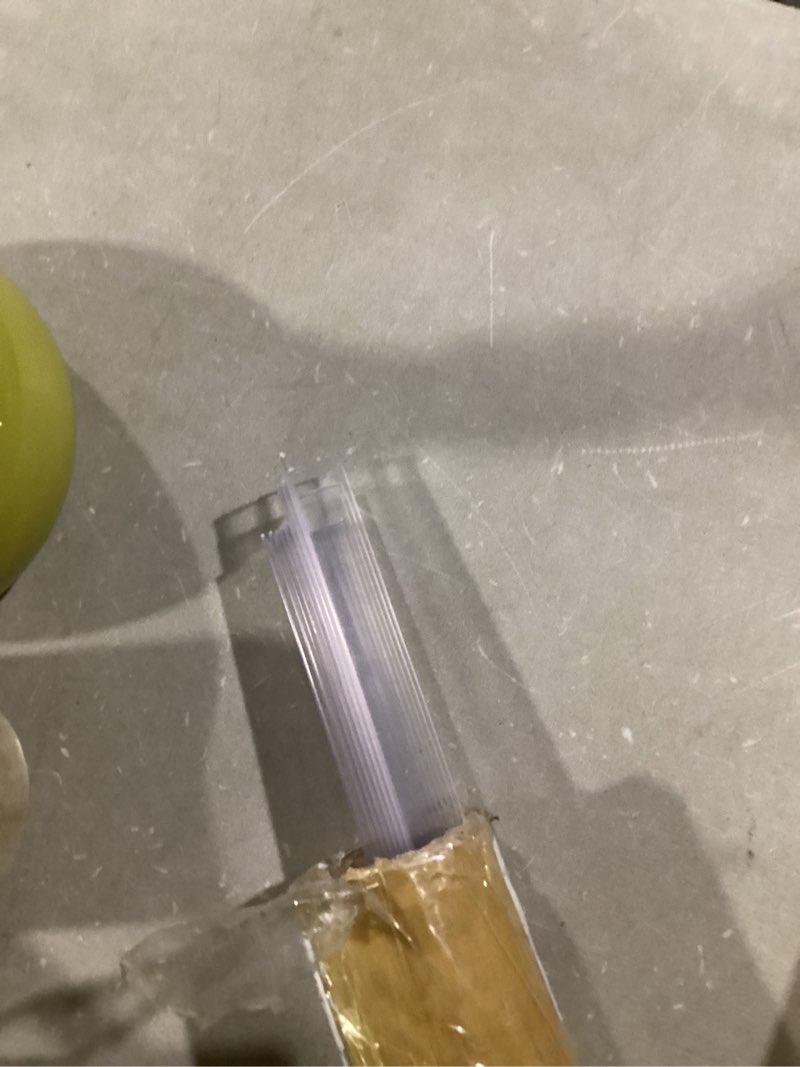 Condition photo showing Good Condition for Sasylvia 10 Pcs Wall Corner Protector Guards, Vinyl 3/4 x 48 Inches Corner Trim Molding, Avoid Scratching Scuffs, Ease Install and Cleaning for Door Countertop Furniture Cabinet Protection, Clear