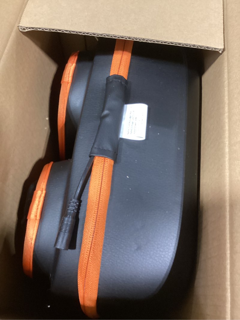 Condition photo showing Good Condition for foot massager machine with heat, upgrade 6 airbags 29 nodes deep rolling, compression, ankle kneading, shiatsu foot massager for neuropathy plantar fasciitis, gifts for men women fits up to 13" 15.35in