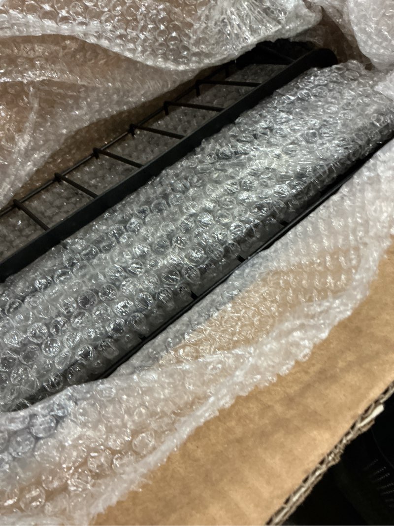 Condition photo showing New/Like New for Fruit Vegetable Storage Basket, Kitchen Fruit Vegetable Storage Cart, 5 Tier Stackable Metal Wire Storage Baskets with Wheels, Produce Basket Organizer Bins for Pantry, Bathroom, Black