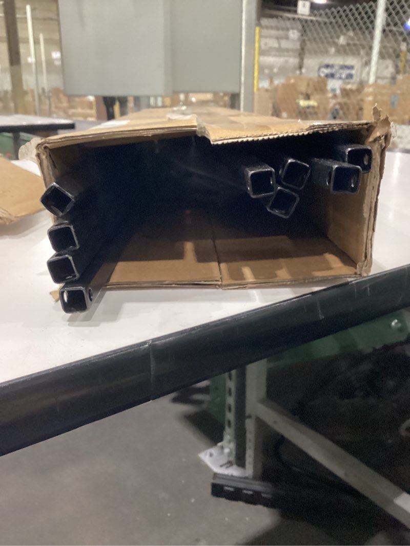 Condition photo showing Good Condition for Balusters for Staircase Interior - Stair Railing Indoor Spindles, Iron Balusters Banister, Hollow Square, 1/2inch x 44inch, Plain Iron Balusters and Swivel Shoes (Pack of 10), Satin Black