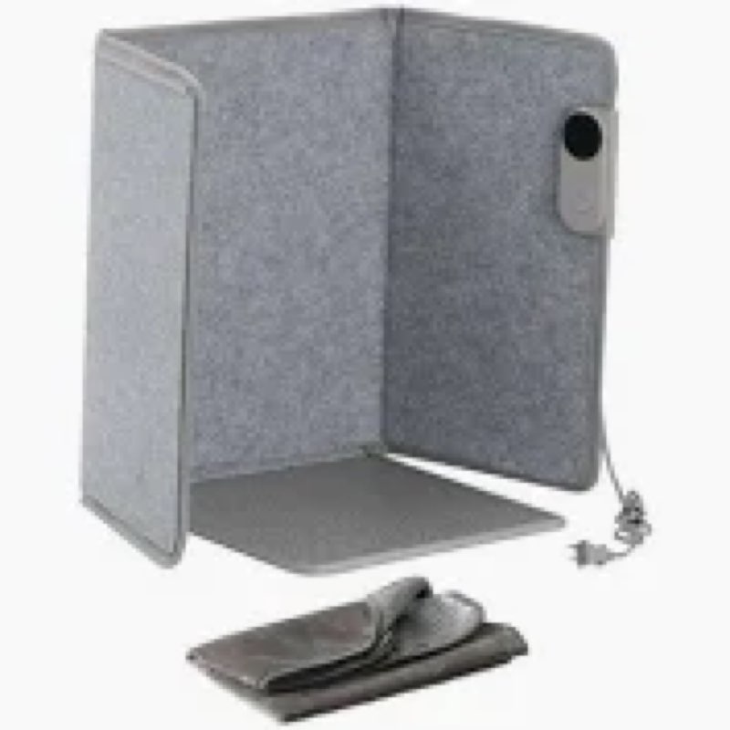 VEVOR Under Desk Space Heater,Rollable Foot Warmer Portable for Home&Office,Timer & Secure,Quiet for