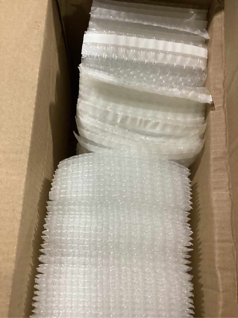Condition photo showing As Is for 300 Pcs Small Bubble Wrap Pouches 2.75" x 4" Bubble Wrap Bags Clear Self-Sealing Bubble Out Bag Pouches Protective Packing Bags Double Walled Bubble Cushioning Bags Shockproof Foam Bags for Shipping