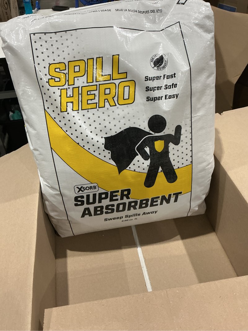 Condition photo showing New/Like New for impact absorbents xsorb universal absorbent - 14-lb. bag, model number xb110
