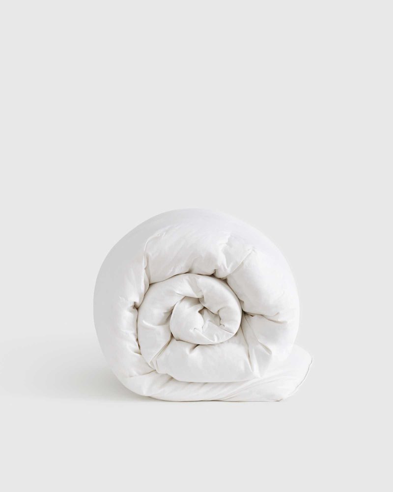 quince premium down alternative duvet insert full/queen 