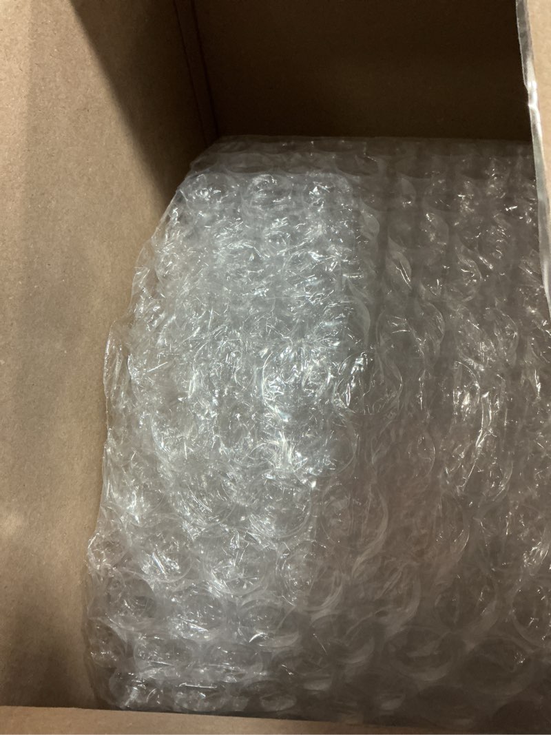 Condition photo showing New/Like New for uboxes bubble cushioning wrap 12" x 65' large bubbles 1/2" perforated every 12", clear