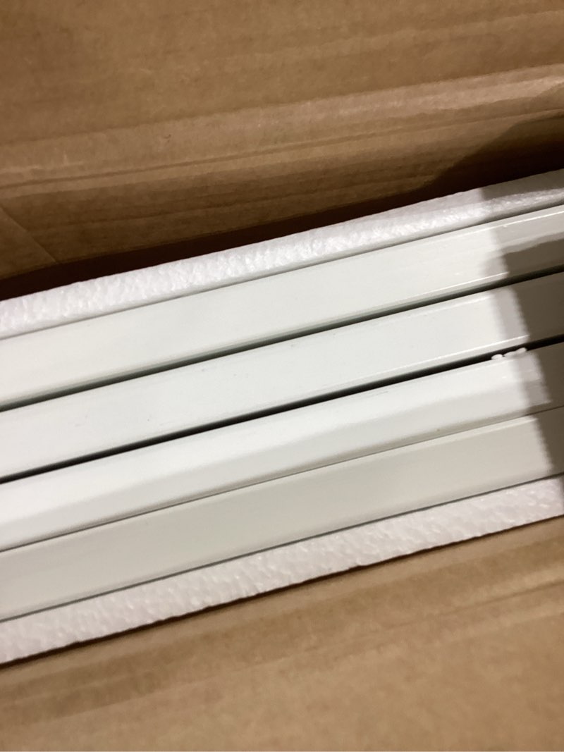 Condition photo showing Good Condition for Wooden Dog Gate Freestanding Foldable Pet Gate 4 Panel Fully Assembled Dog Gates for Doorways House Stairs White 4 Panel - 74 inches Wide