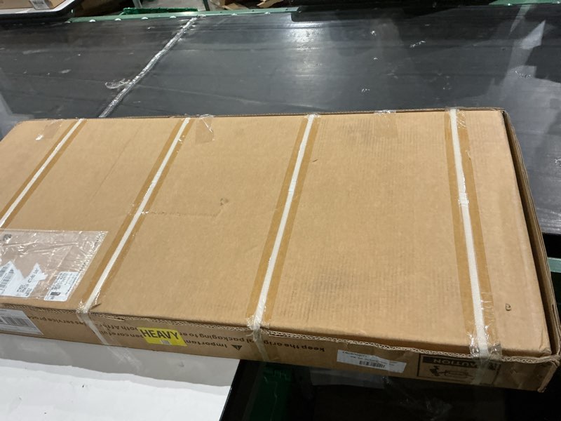 Condition photo showing New/Like New for portable walking pad with handle bar for home & office, 2 in 1 folding under desk treadmill with 8% incline, 3.0hp small foldable compact treadmills walking, 0-6.0mph electric walking machine, 265 lbs