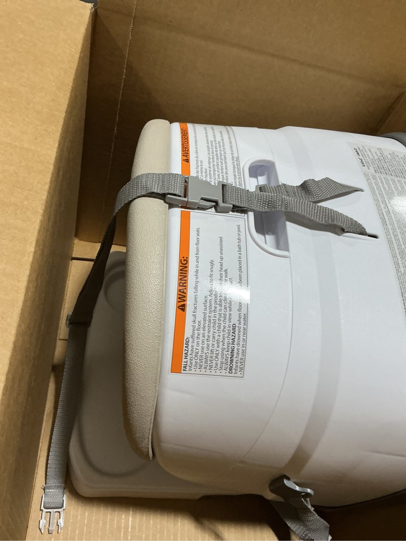 Condition photo showing Good Condition for Ingenuity Baby Base 2-in-1 Booster Feeding and Floor Seat with Self-Storing Tray - Cashmere