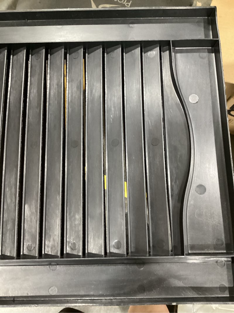 Condition photo showing Good Condition for builders edge open louver vinyl shutters