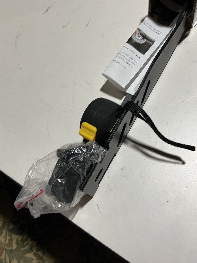 Condition photo showing As Is for Wheel Alignment Tool Kit 2Pcs, Toe Alignment Tool Plates with Two 5m Heavy Duty Tape Measures, Car Front End Alignment Tool, Fast Accurate DIY Toe Alignment, No Assembly, Black Black, Standard