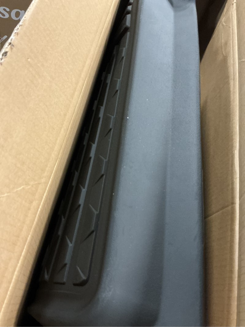 Condition photo showing Good Condition for lasfit floor mats for ram 1500 2019-2024 crew cab with rear under-seat storage bucket seat (not fit for classic model), 4 full size doors all weather tpe custom fit 1st & 2nd row, black 1) 1500 | 2019-2024 | crew cab with storage bucket seat floor mats