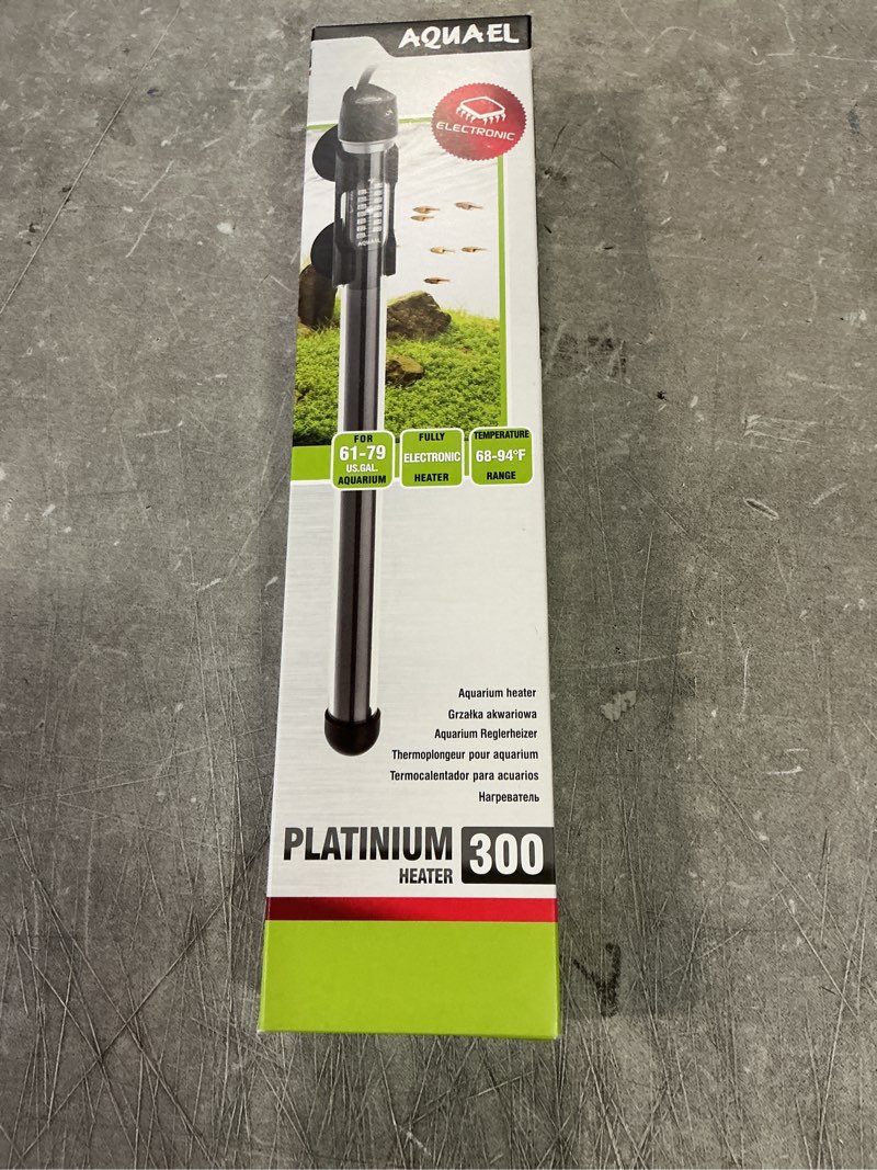 Condition photo showing New/Like New for Aquael Platinium Aquarium Heater for Freshwater & Saltwater Aquariums - 300 Watt  61-79 Gallons