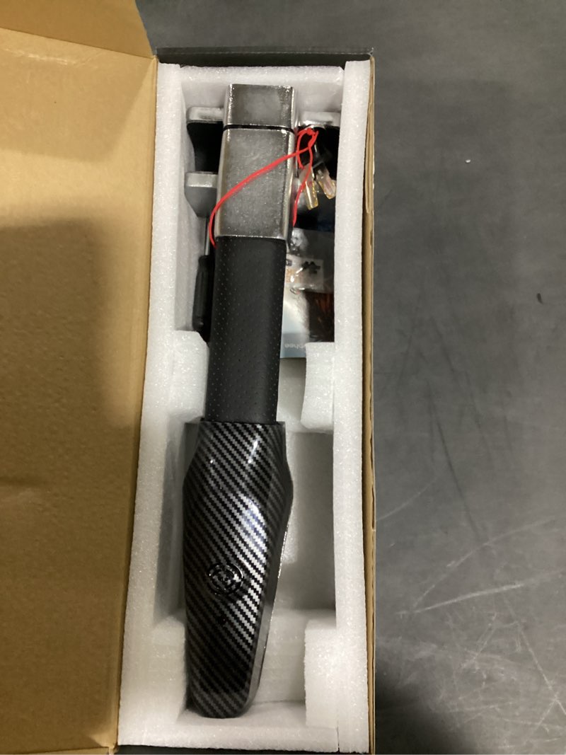 Condition photo showing Good Condition for tevlaphee steering wheel lock with alarm,heavy duty anti-theft car device car lock car theft prevention universal fit for vehicle truck van suv car security with 2 keys