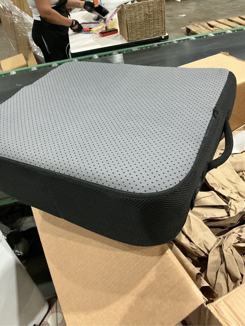 Condition photo showing Good Condition for memory foam seat cushion - ergonomic support for office, car, & home