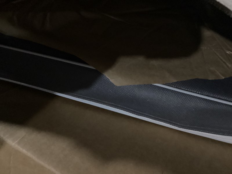 Condition photo showing Good Condition for Ram 1500 Seat Covers 2019-2026 Full Set, Truck Interior Sets with Lumbar Support Custom Fit for Dodge Ram 1500/2500/3500 Crew/Mega Cab with Rear Flat Bench, Black Red Full Set(2019-2026) Black&Red