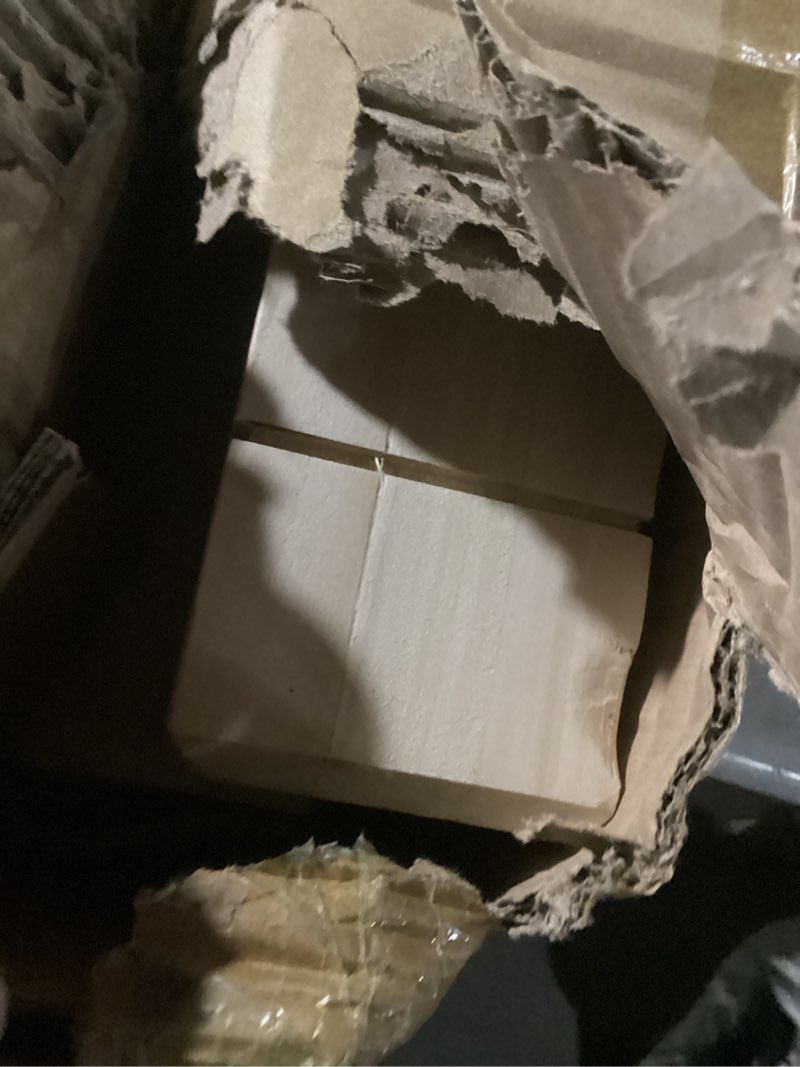 Condition photo showing As Is for 2 Pcs 3" x 3" x 48" Solid Poplar Stair Newel Post with a Single Groove Notched Newel Wood Balusters for Staircase Interior Railing Newels for Stair Handrails 3 x 3 x 48" Poplar 2