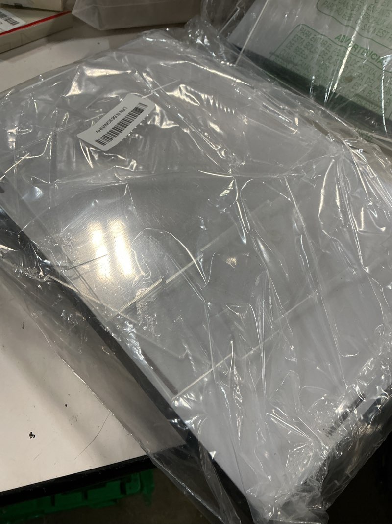 Condition photo showing Good Condition for lasoa football display case with rgbw led light, self-assembly acrylic display box for memorabilia, uv protection dust proof for full size autographed ball with ball stand and photo holder football 12.6x7.9x7.9inch