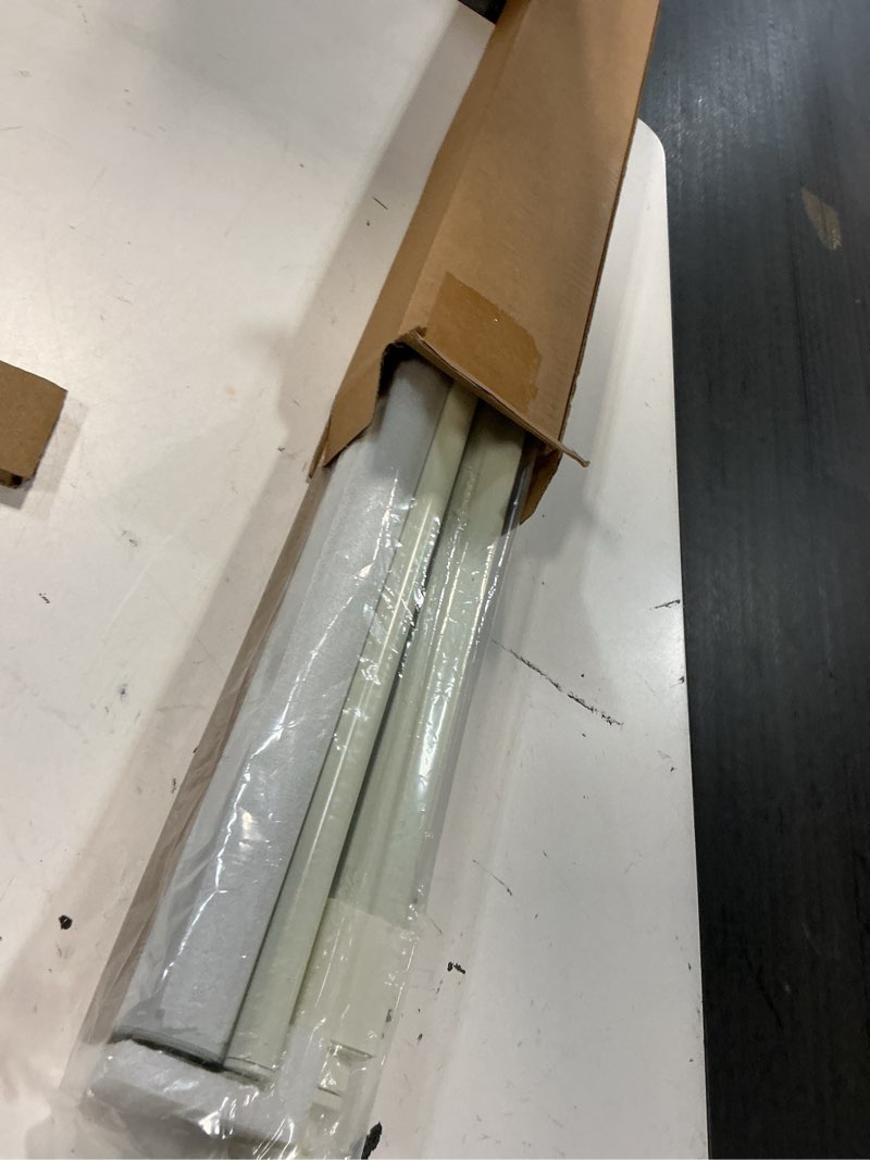 Condition photo showing Good Condition for lazblinds no drill blinds for indoor windows, blackout roller shades, cordless window blackout blinds, thermal insulated fabric uv protection for home and office, 30" w x 48" h, cream blackout-cream 30" w x 48" h