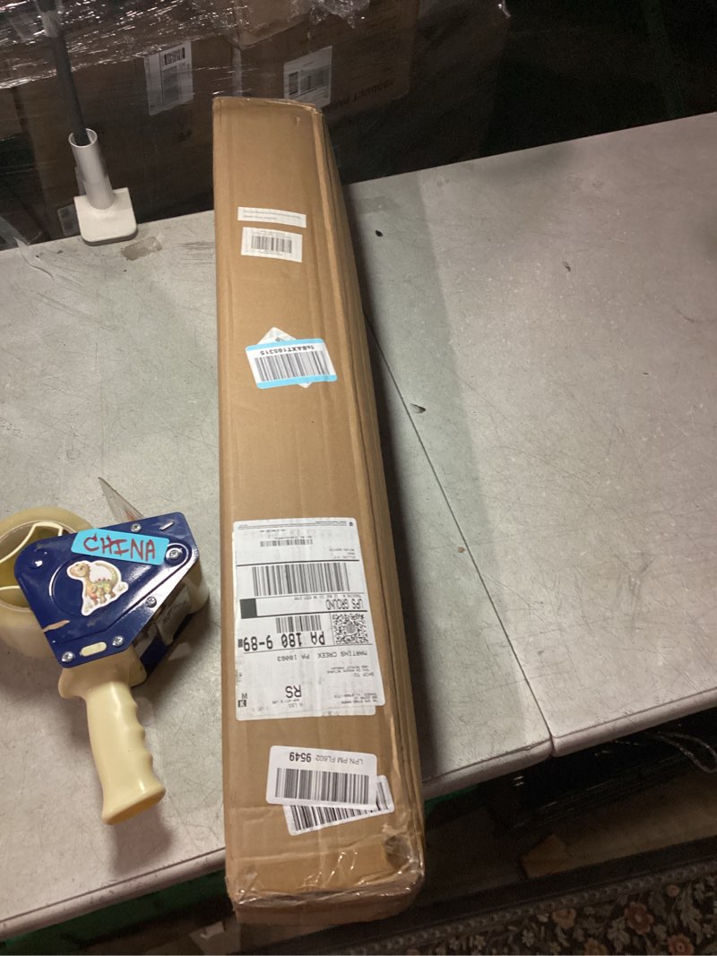 Condition photo showing New/Like New for LazBlinds Cordless Bamboo Roman Shades, Privacy Blinds for Interior Windows, Room Darkening Roll Up Bamboo Blinds for Home & Patio, 31" W x 64" H, Highfield Teak Pricacy - Highfield Teak 31" W x 64" H