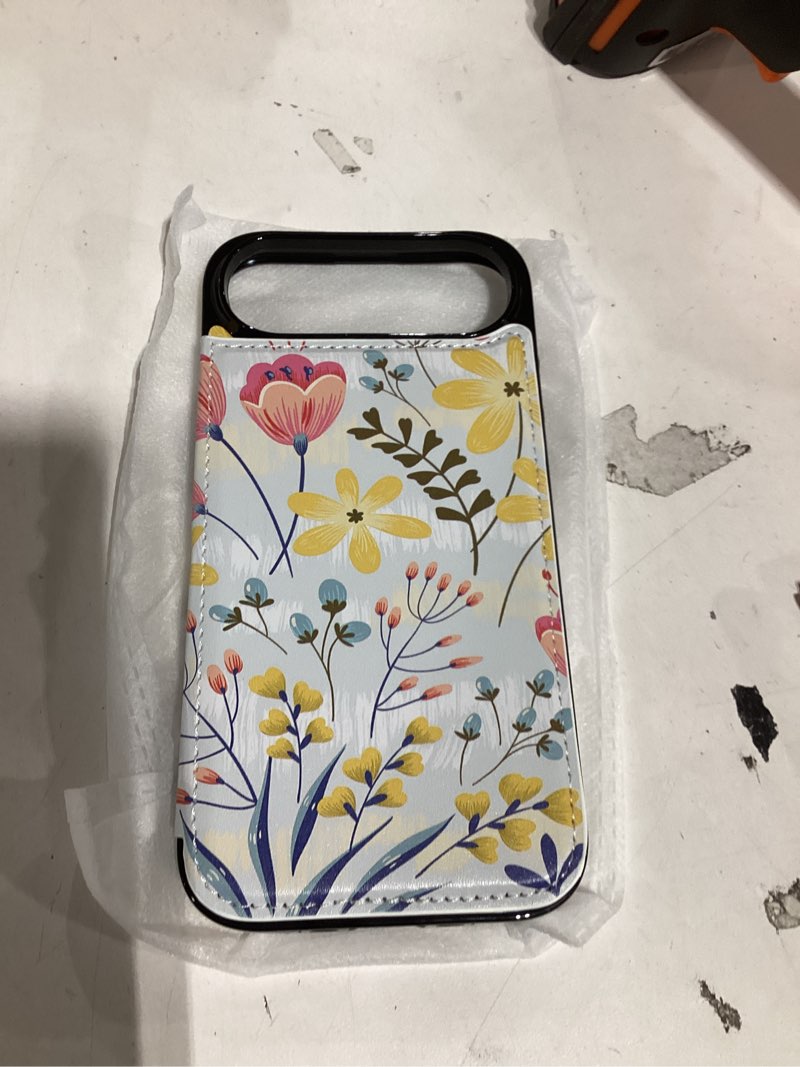 Condition photo showing Good Condition for HAOPINSH Wallet Case with Card Holder for iPhone 17 Air, Floral Flower Pattern Back Flip Folio PU Leather Kickstand Card Slots Case for Women Girls,Shockproof Cover 6.5"