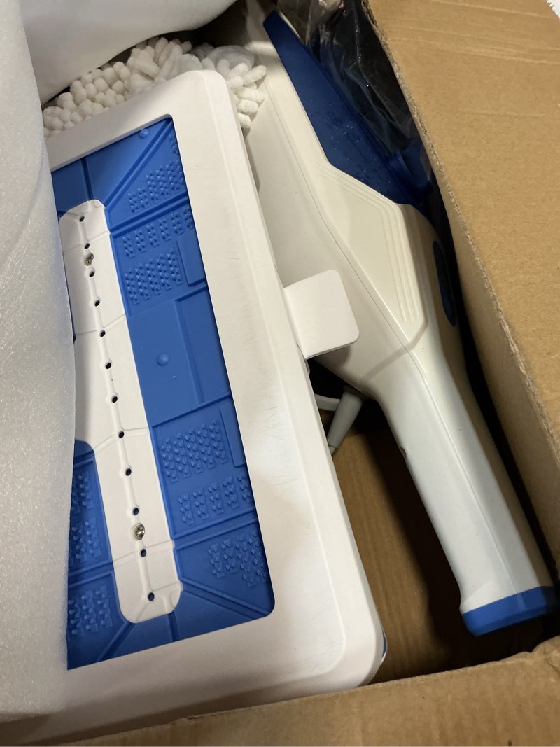 Condition photo showing As Is for senmo steam mop, 14-in-1 detachable steam cleaner for home and floor, 1300w 228°f deep cleaning multipurpose floor steamer with 14 attachments for hardwood floors, tile, grout, furniture, carpet, wall