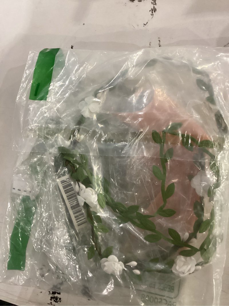 Condition photo showing Good Condition for 4pcs iridescent butterfly fairy wings costume set for girls, teens & women with elf ears, flower crown, fairy wand