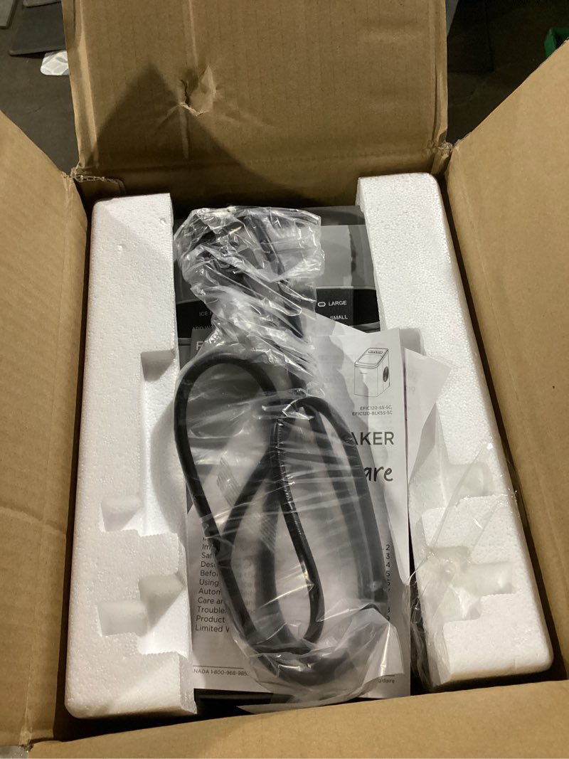 Condition photo showing Good Condition for Frigidaire 26 Lbs per Day Portable Compact Maker, Ice Making Machine, Stainless, Medium