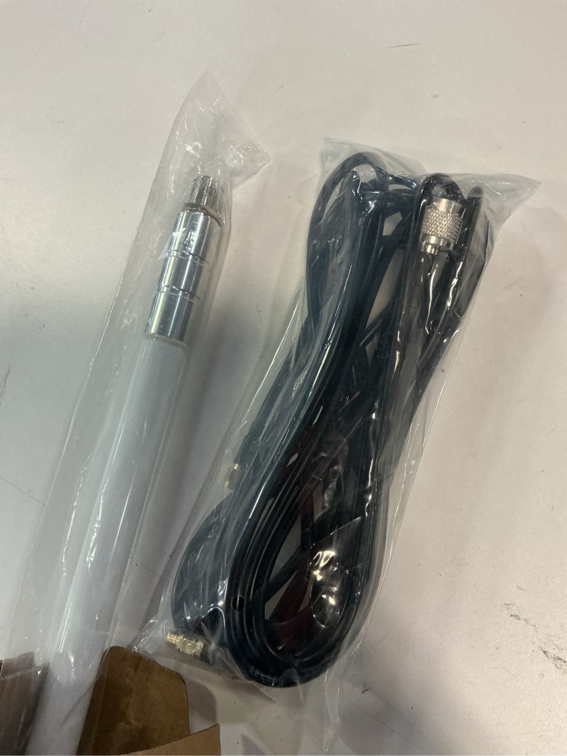 Condition photo showing Good Condition for Waterproof 8dBi Long Range Cellular Ultra Distance LoRa Gateway Antenna Omni-Directional Glass Fiber LoRaWan 915MHz Antenna with 5M/16.4FT Cable for Helium RAK Hotspot HNT Finestra Miner Mining