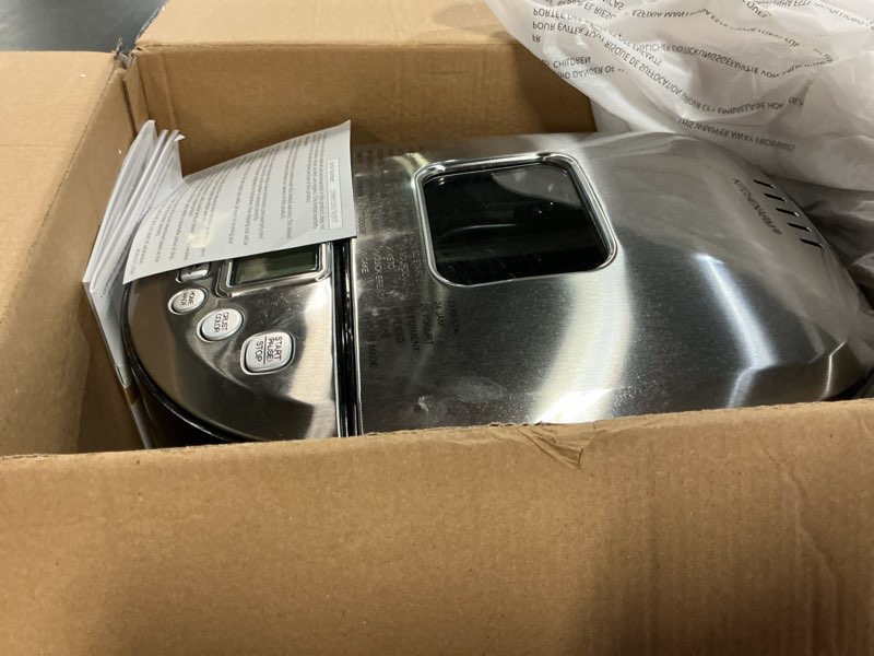 Condition photo showing Good Condition for kitchenarm 29-in-1 smart bread machine with gluten free setting 2lb 1.5lb 1lb bread maker machine with homemade cycle - stainless steel breadmaker with recipes whole wheat bread making machine